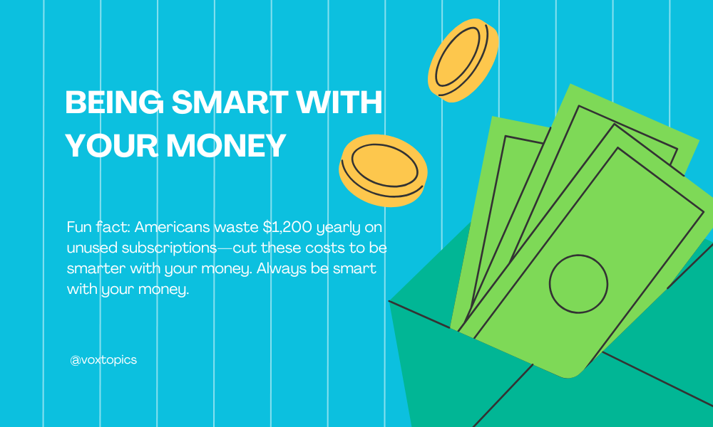 Image showing fund fact about being smart with your money.