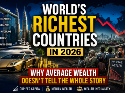 World’s Richest Countries in 2026: Why Average Wealth Doesn’t Tell the Whole Story