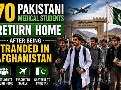 70 Pakistani Medical Students Return Home After Being Stranded in Afghanistan