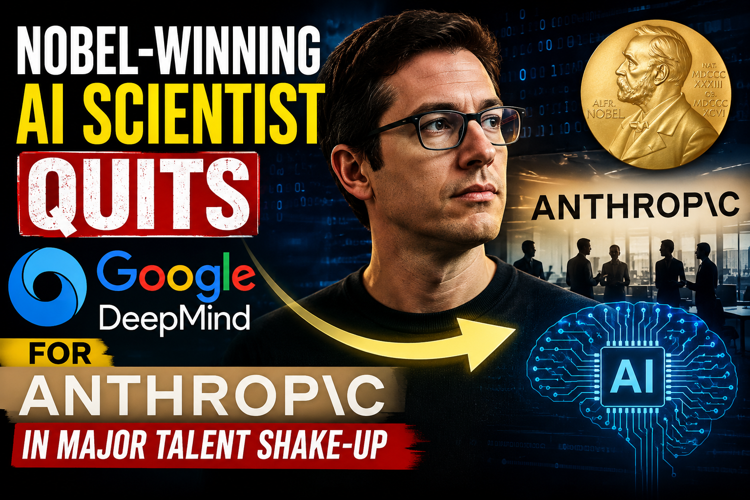 Nobel Prize Winner John Jumper Leaves Google DeepMind to Join Anthropic