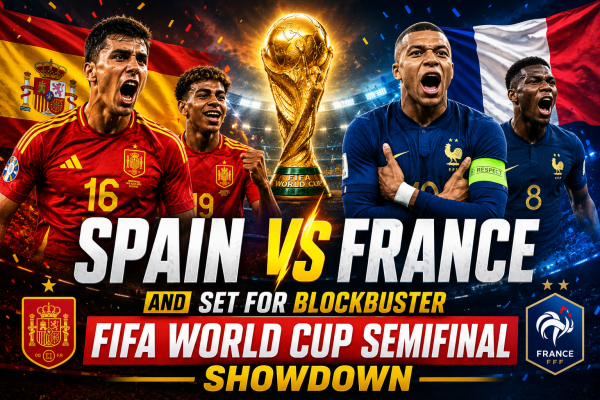 Spain and France Set for Blockbuster FIFA World Cup Semifinal Showdown