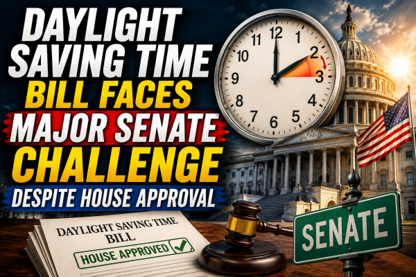 Daylight Saving Time Bill Faces Major Senate Challenge Despite House Approval