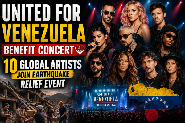 United for Venezuela Benefit Concert: 10 Global Artists Join Earthquake Relief Event