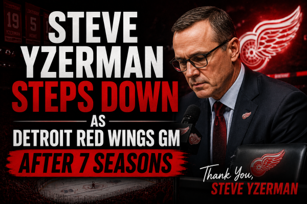 Steve Yzerman Steps Down as Detroit Red Wings GM After 7 Seasons