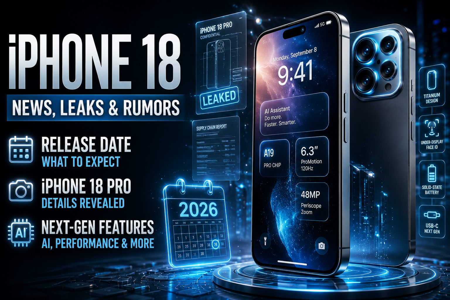 iPhone 18 Rumors: 7 Biggest Leaks, Expected Release Date & Pro Features