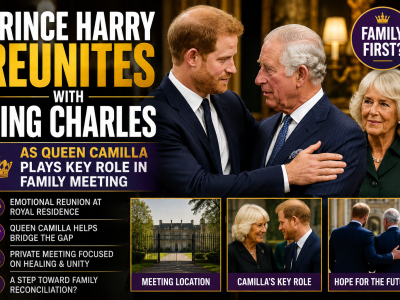 Prince Harry Reunites with King Charles as Queen Camilla Plays Key Role in Family Meeting