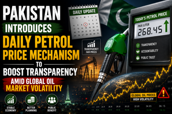 Pakistan Daily Petroleum Prices Introduced Under New Transparent Pricing System