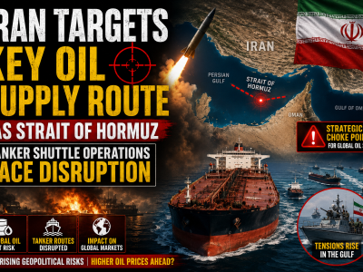 Iran Targets Key Oil Supply Route as Strait of Hormuz Tanker Shuttle Operations Face Disruption