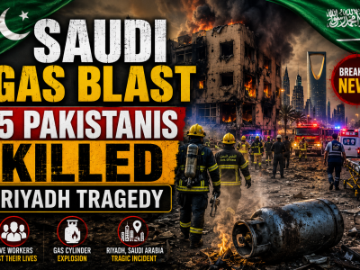 Saudi Arabia Gas Cylinder Explosion Kills Five Pakistani Workers in Riyadh