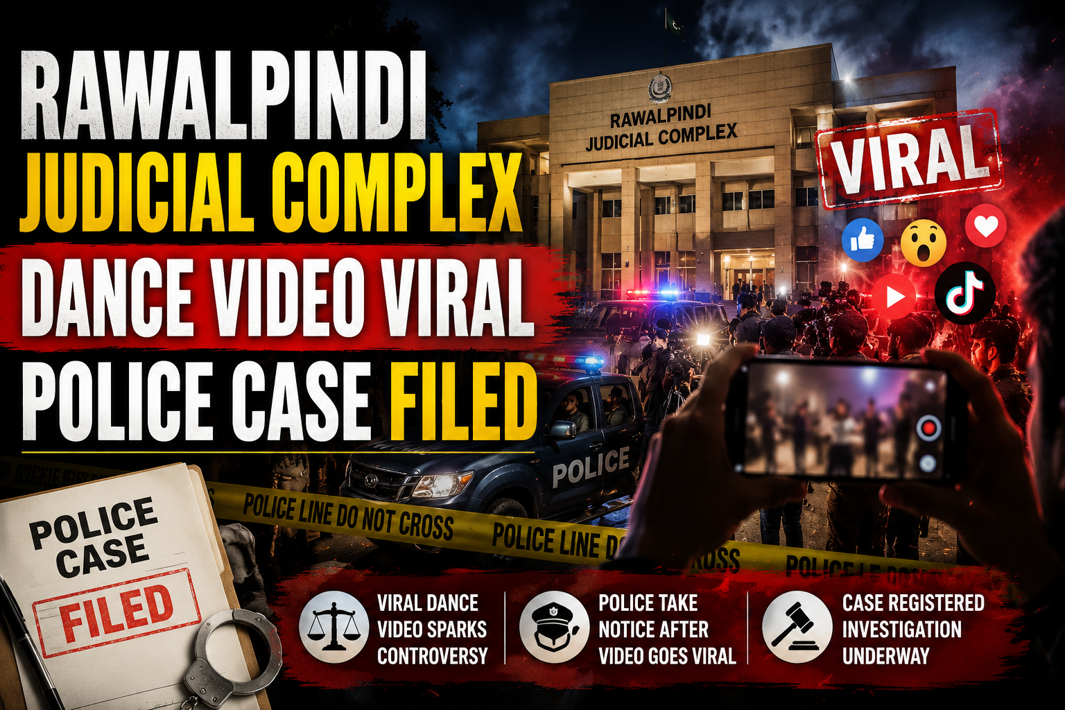 Rawalpindi Judicial Complex Dance Video Leads to Police Case After Viral Clip