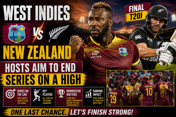 West Indies vs New Zealand: Hosts Aim to End Series on a High