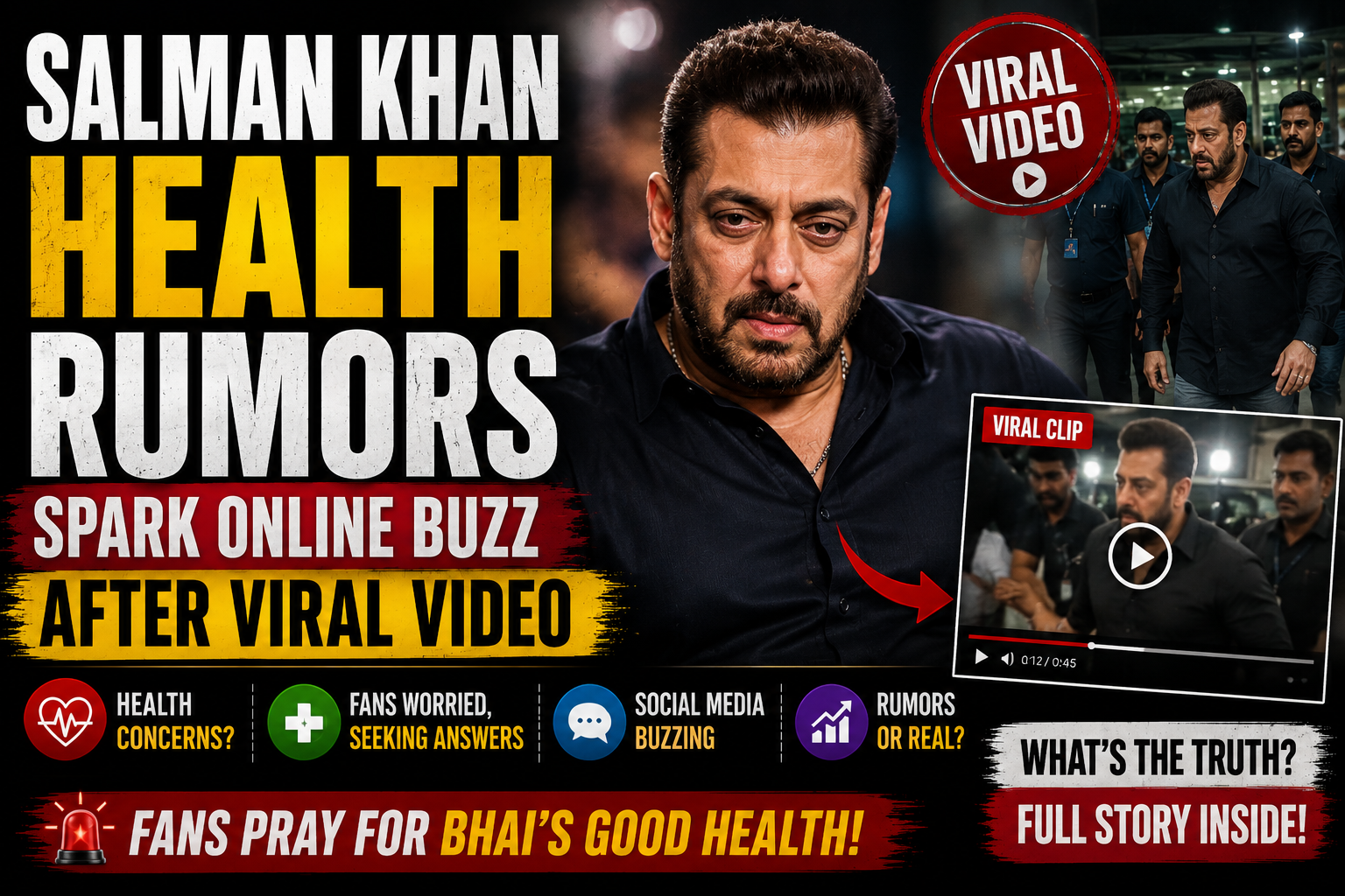 Salman Khan Health Rumors Spark Online Buzz After Viral Video