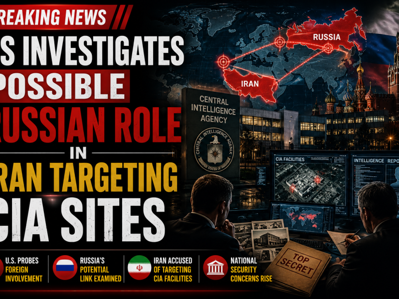 US Investigates Possible Russian Role in Iran Targeting CIA Sites