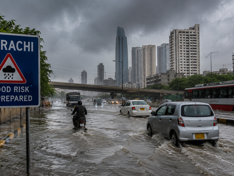 Karachi Monsoon Flood Risk Increases Despite Below-Normal Rainfall Forecast