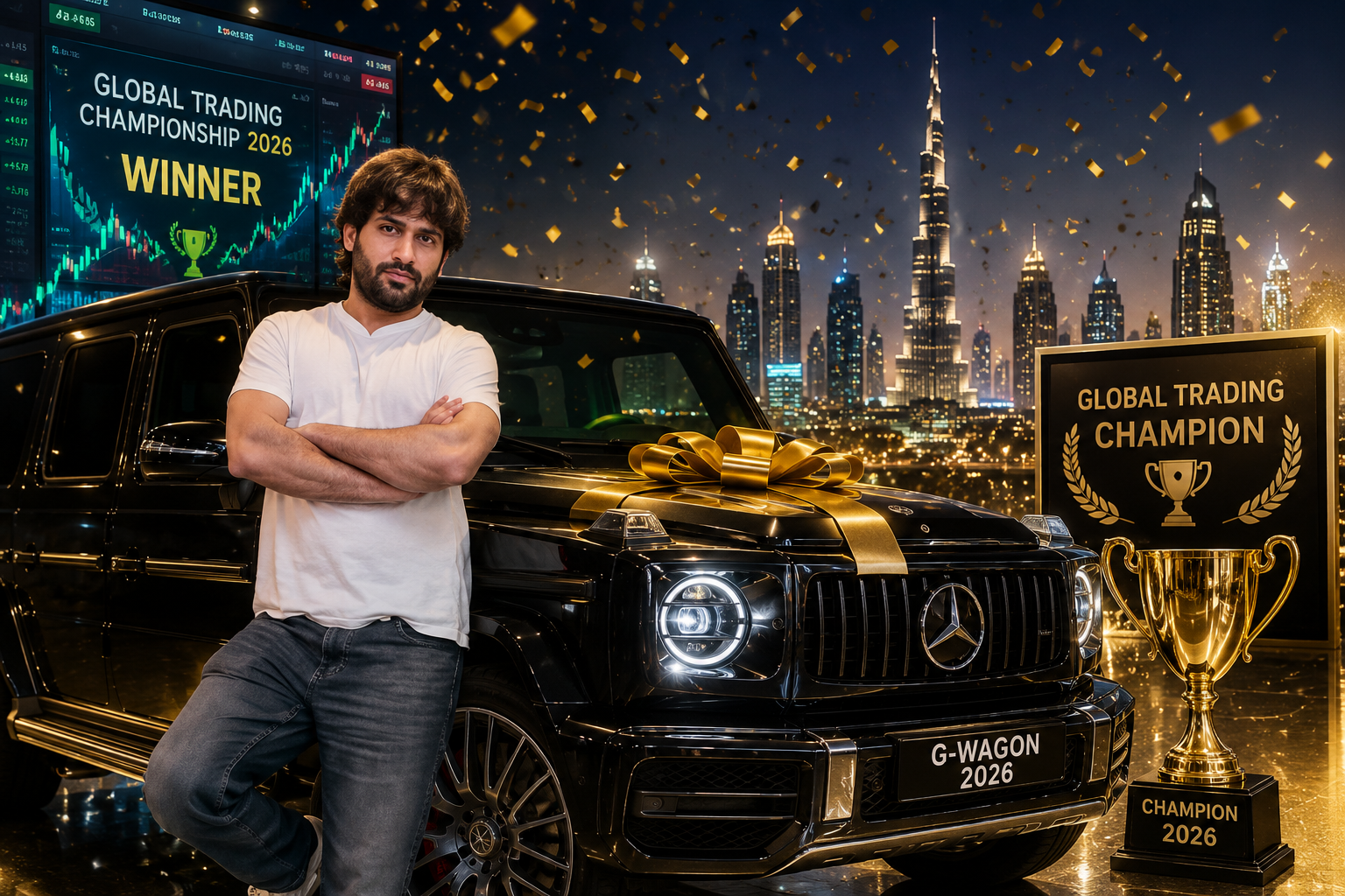 Waqar Zaka Wins Global Trading Contest, Receives 2026 Mercedes G-Wagon in Dubai